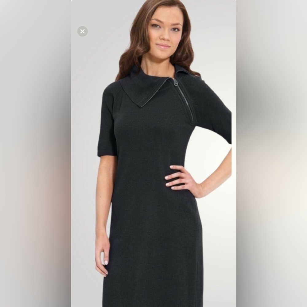 Calvin Klein navy blue sweater dress